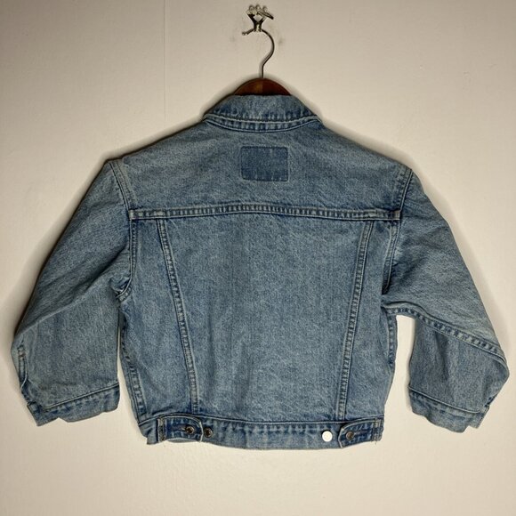 Vintage Gap Denim Kids Jean Jacket Girls Size Small 10-12 - Picture 6 of 7